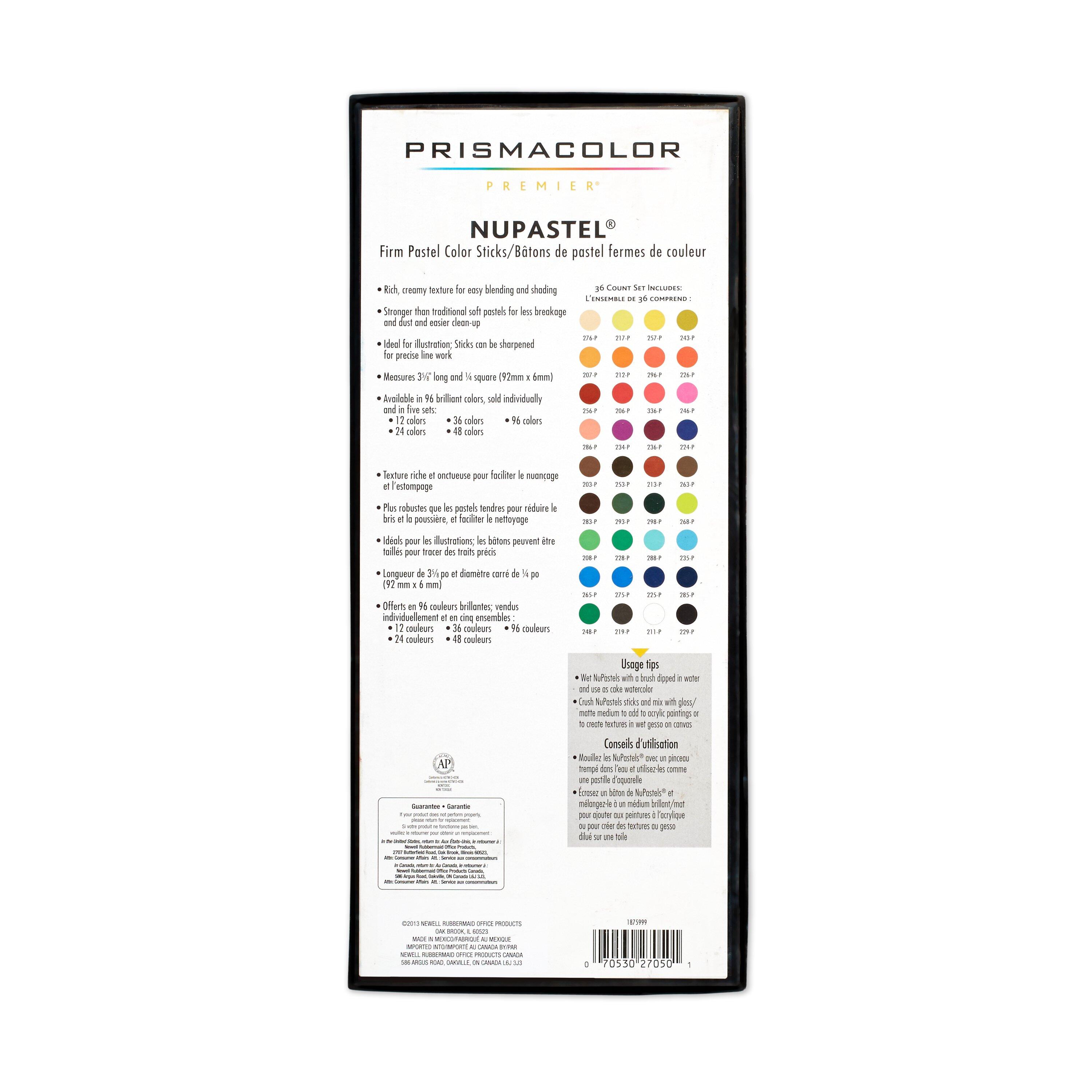 Prismacolor Premier NuPastel Artists Pastel Sticks, Assorted